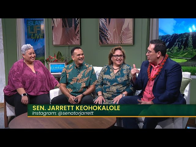 Sen. Jarrett Keohokalole talks Capitol Priorities with Island Life Live