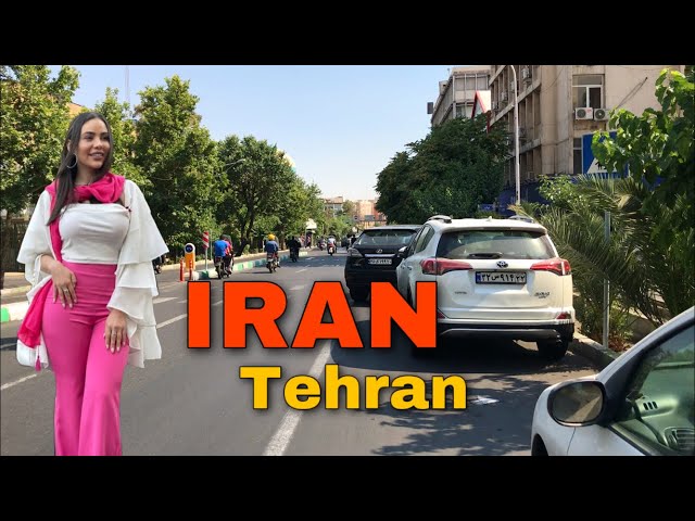 IRAN - Tehran Walking Tour 2022 Walking In Mofateh street تهران مفتح جنوبی