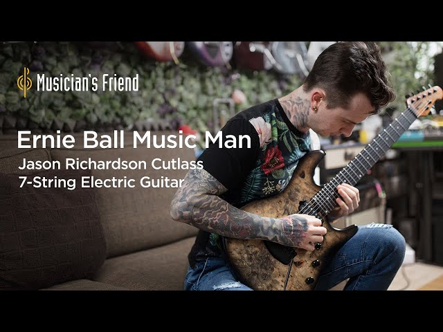 Ernie Ball Music Man Jason Richardson Cutlass 7-String Electric Guitar | Jason Richardson Demo