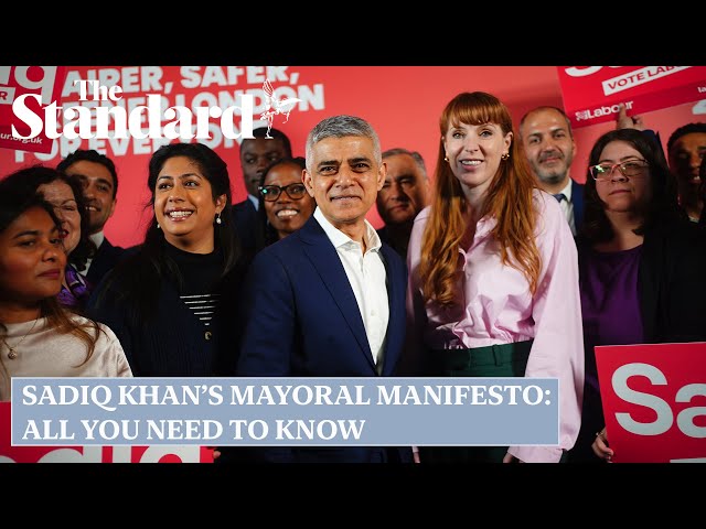 No pay-per-mile, Ulez & tube fares, everything you need to know about Sadiq Khan's mayoral manifesto