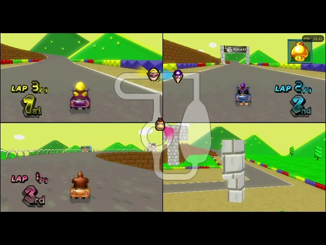 angry management mario kart with unfair items