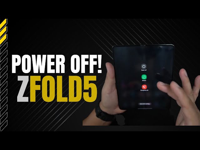 How to turn off Samsung Galaxy Z Fold 5