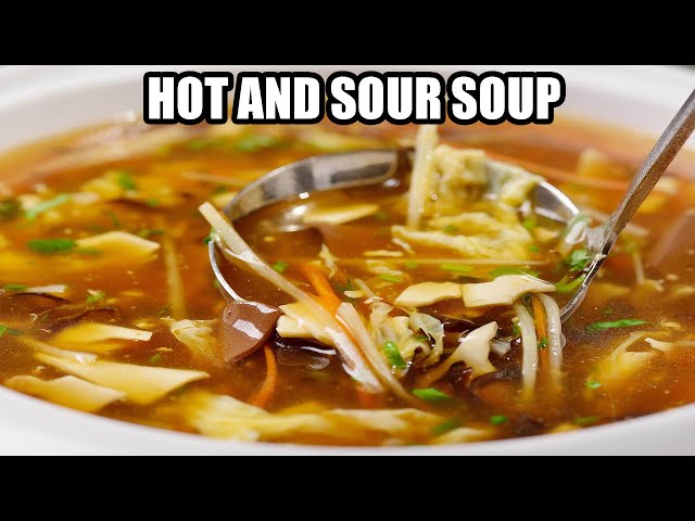 AUTHENTIC HOT and SOUR Soup Recipe! RESTAURANT QUALITY!