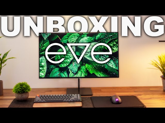 Eve Spectrum 4K 144Hz Gaming Monitor Unboxing