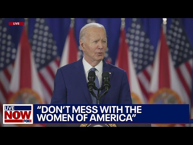 President Biden speech on abortion, Roe and Trump | LiveNOW from FOX