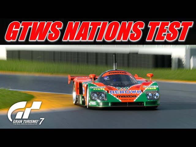 Gran Turismo 7 - GTWS Nations Daytona Test