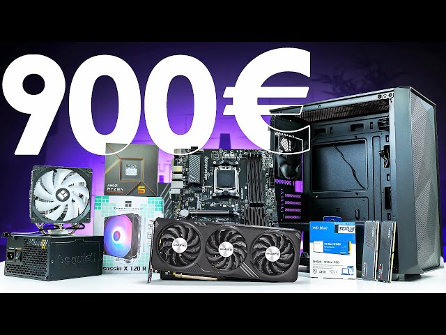 AM5 GAMING PC System 900€ Challenge | BAUEN & TEST
