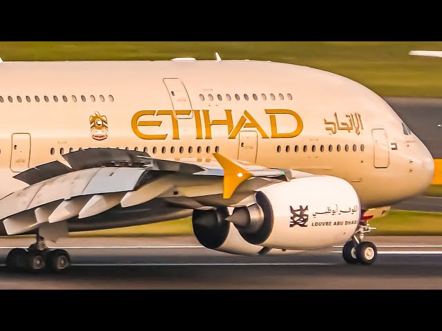 EXTREME CLOSE UP LANDINGS | A380 747 A340 777 A350 | Sydney Airport Plane Spotting
