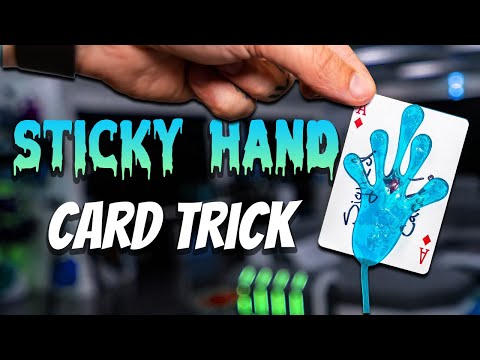 Sticky Hand Card Trick Tutorial