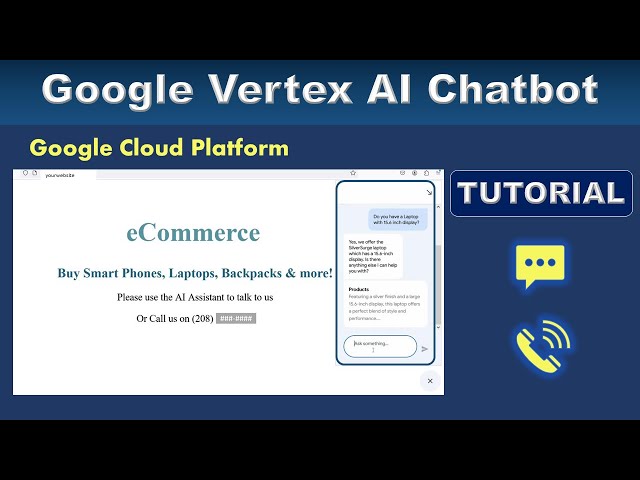 Build Chatbot with Google Vertex AI - Tutorial | Generative Chat App Conversation