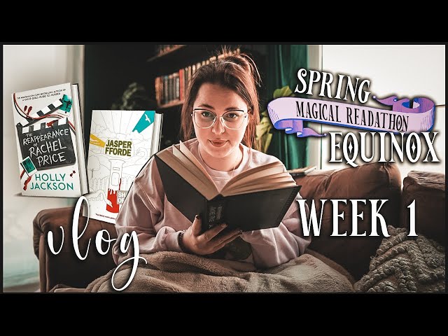 🔎 Week 1: The Reappearance of reading 🕵️‍♀️ Magical Readathon reading vlog