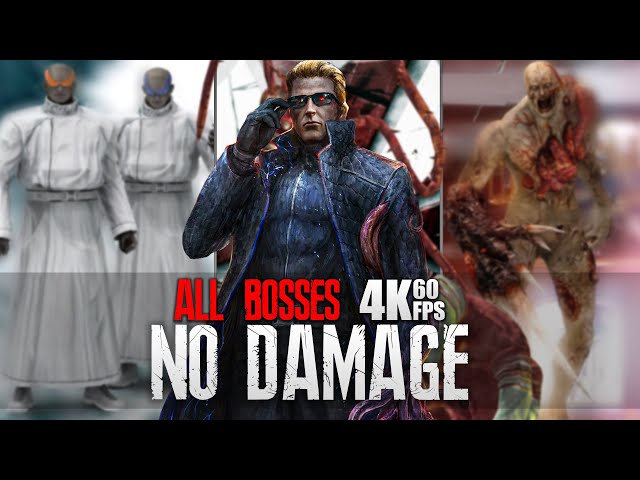 【4K60ᶠᵖˢ】ALBERT WESKER vs ALL BOSSES | NO DAMAGE | Resident Evil Umbrella Chronicles