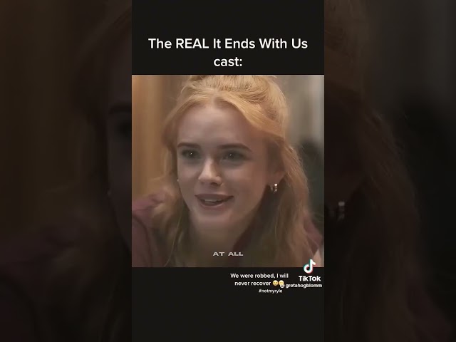The real Ends with us cast...