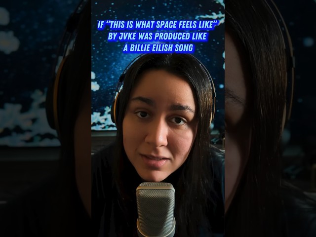 if “this is what space feels like” was produced like a Billie Eilish song - creds: @RannahSheeva