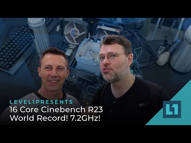 Computex: 16 Core Cinebench R23 World Record! 7.2GHz! ft. Splave & Nick Shih
