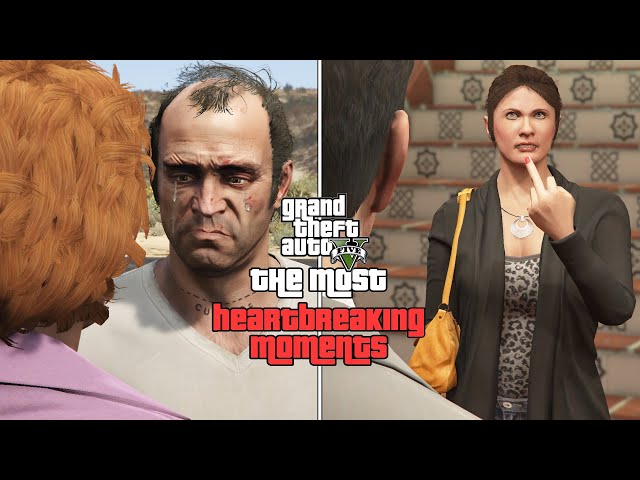 GTA 5 - The Most Heartbreaking Moments! (TOP 5)