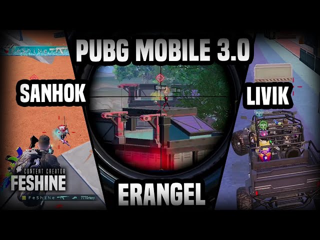 Sanhok, Livik & Erangel | Pubg Mobile 3.0 | FESHINE | CZ/SK