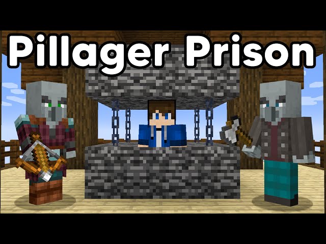 My Friends Trapped Me in PILLAGER PRISON, So I Got REVENGE!