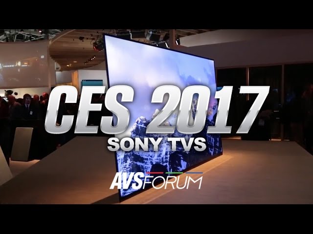 SONY X930E, SONY X940E, SONY A1E, SONY CLEDIS Micro-LED at CES 2017