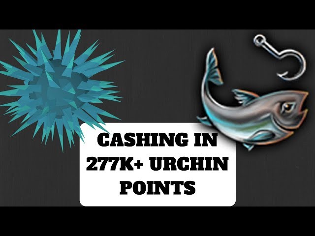 Over 2.5m Fishing Exp In 2 Clicks! Cashing In 277k+ Waterfall Fishing Urchin Points! Runescape