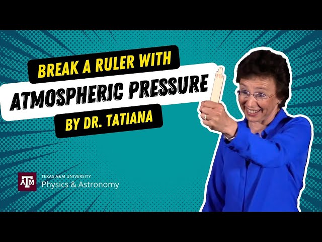 Break a Ruler With Atmospheric Pressure!