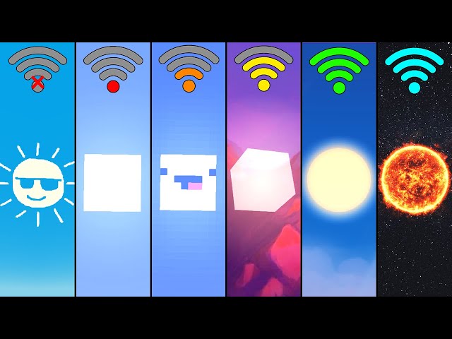 all sun with different Wi-Fi in Minecraft