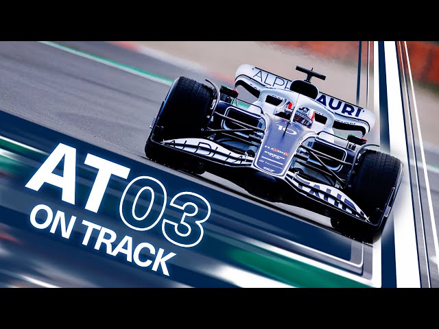 AT03's First Laps on Track for F1 2022!