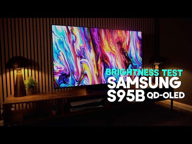Samsung S95B Brightness Measurements 1303 Update Getting Better!