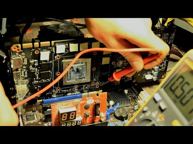 GTX TITAN broken, no video out diagnostic + repair + a bit talk about bios graphic card repair