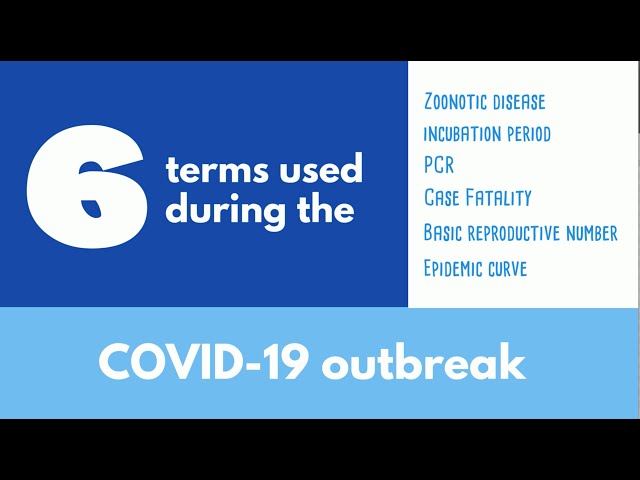 A quick and simple explanation ofsome  terms used during the COVID-19 outbreak