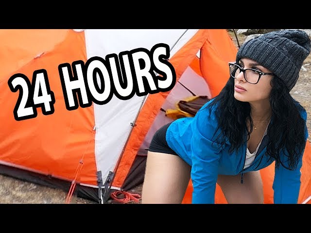 24 HOUR OVERNIGHT CHALLENGE IN A TENT