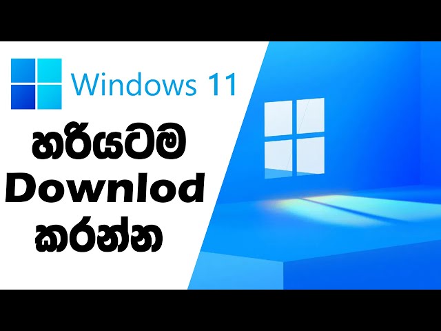 Windows 11 Download and Install Guide | Windows 11 හරියටම දාගන්න