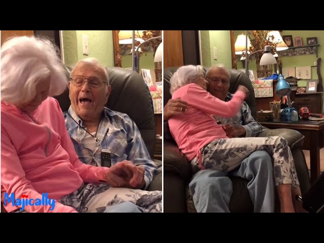 COUPLE GOALS - Married couple of 72 years still act like young kids in love