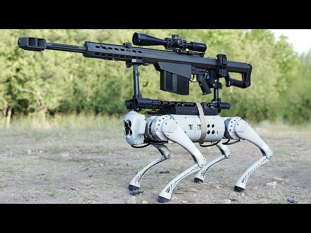 I put a gun on a robot dog