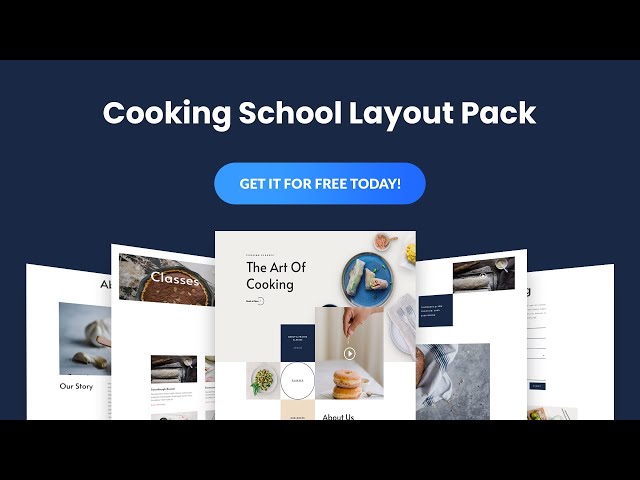 Get a FREE Cooking School Layout Pack for Divi