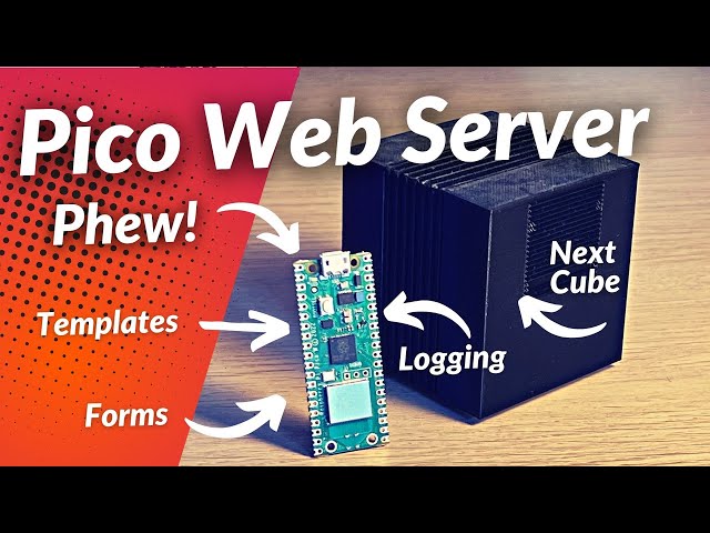 Build your own web server using a Raspberry Pi Pico W using Phew!