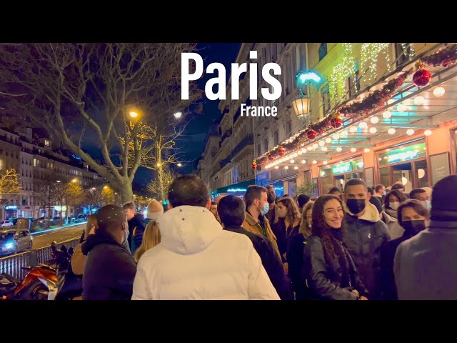 Paris, France 🇫🇷 - January 2022 - 4K-HDR Walking Tour (▶1 hour)