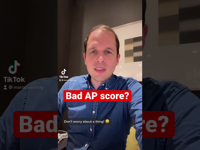 How to hide a bad AP score