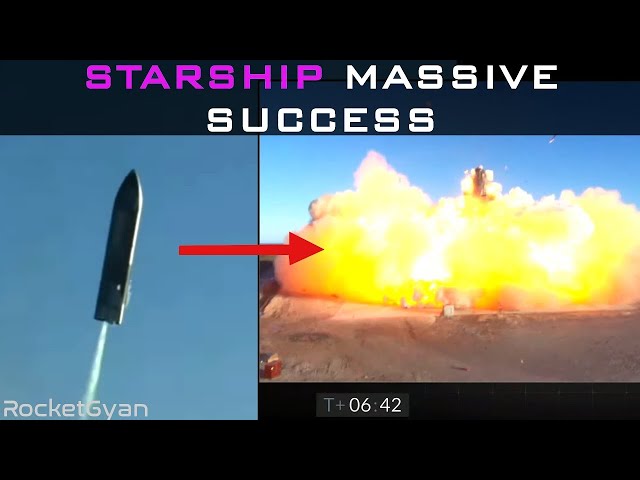 SpaceX Starship SN8 12.5km hop | SN8 explosion | elon musk | High altitude flight [SLOMO/60fps/4k]