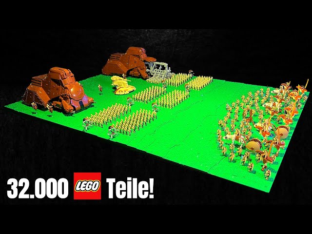 Finale meines größten MOCs: LEGO Star Wars 'The Battle of Naboo' ist fertig!