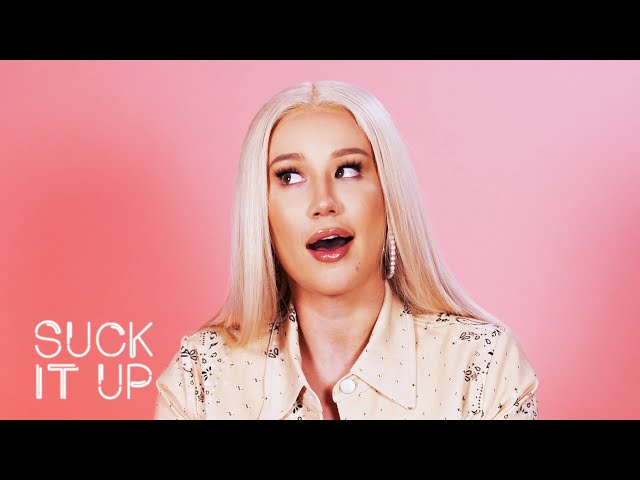 Iggy Azalea Doesn’t Give A F*ck About Being A Troll During This Sour Candy Challenge | Suck It Up