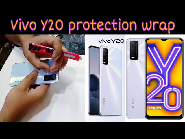 Vivo y20 mobile protection | vivo y20 mobile back wrap with clear shine vinyl | dtech |