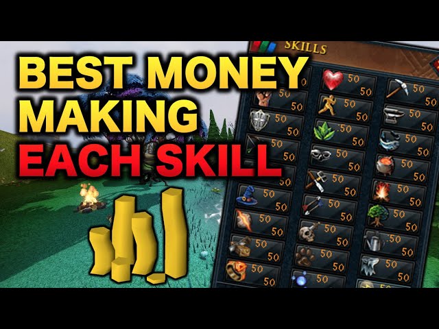 Best Money Making Methods for Each Skill in RuneScape 3