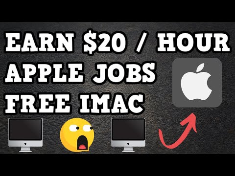 Earn $20 Per Hour at Apple Working From Home FREE iMAC No Experience   Make Money Online