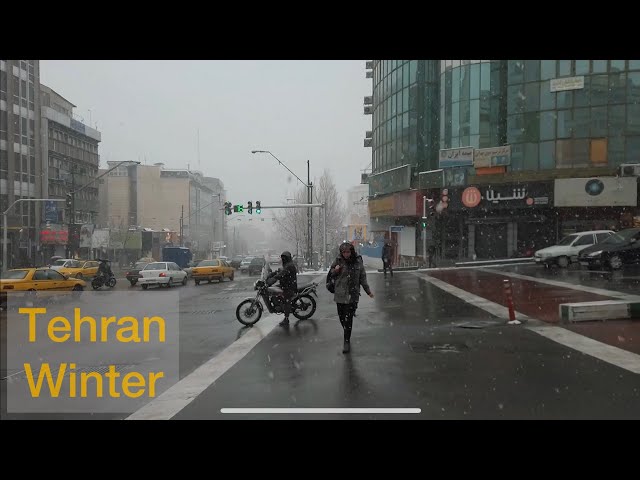 Tehran Pahlavi street walk #winter #2023