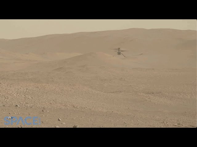 Wow! Mars helicopter Ingenuity takes off and spins as Perseverance watches