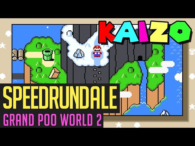 Grand Poo World 2-Speedrun (schwerstes Kaizo-Mario) in 1:59:07 von Dennsen86 | Speedrundale