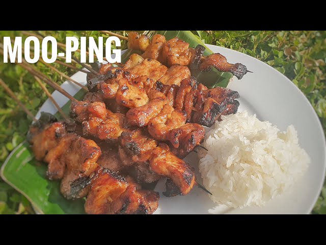 Thai Street Food Style Grilled Pork Skewers -Moo Ping Recipe | Thai Girl in the Kitchen