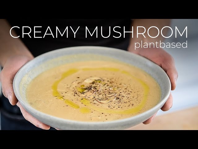 This HEARTY Cream of Mushroom Soup Recipe won't leave MUSH-ROOM FOR DESSERT