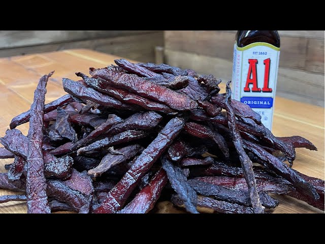 I Made the Best A1 Steakhouse Beef Jerky Recipe from Start to Finish